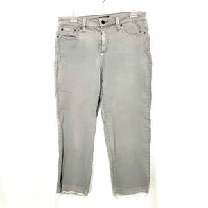 NYDJ Capri Size 8 Raw Edge Gray